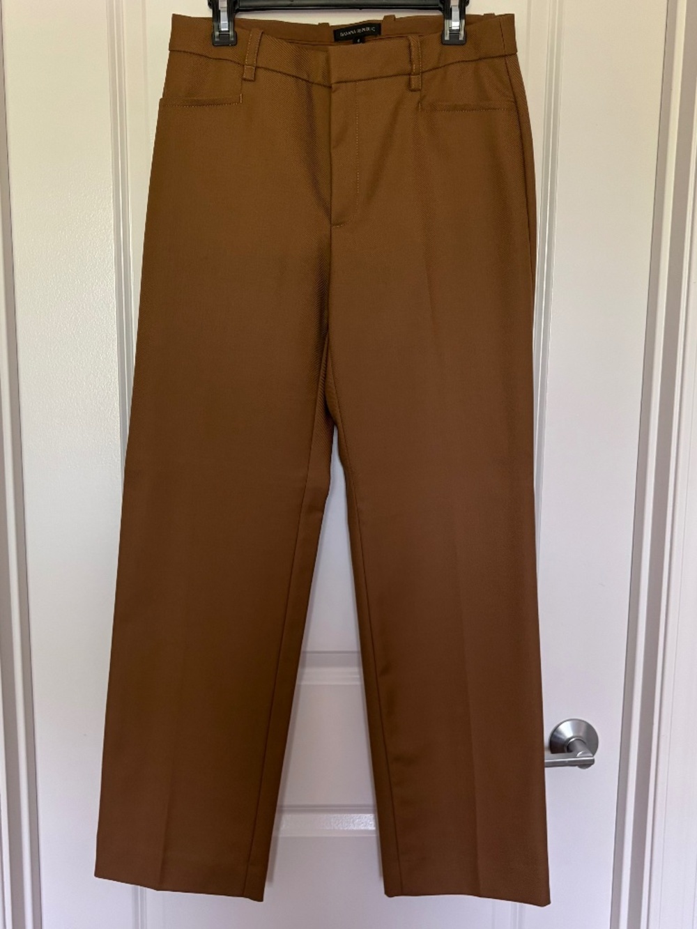 NWOT Banana Republic Women's 8 Blazer Pant Suit Set in color "Camel" 100% Wool - Picture 7 of 10